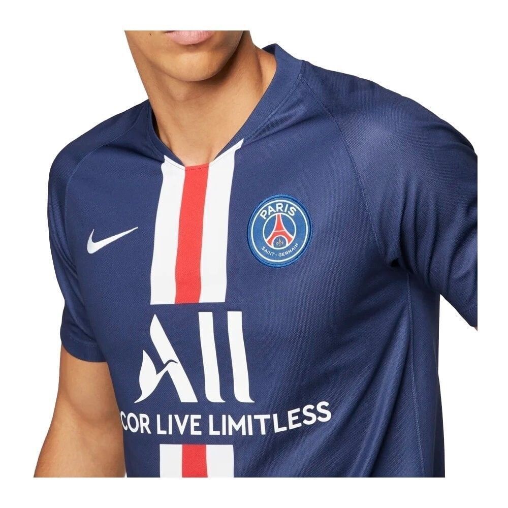 Nike Vintage Super Rare Paris Saint Germain Blue Red Away Soccer Jersey Medium